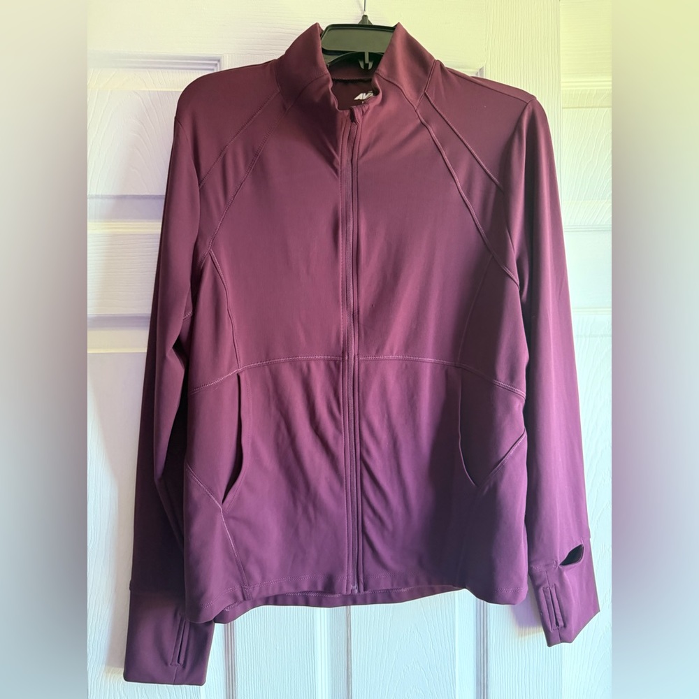 Avia Purple Bomber Jacket Fitted Performance Style